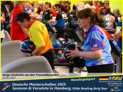 Foto des Albums: Fotoalbum 4 von den Deutschen Meisterschaften 2025 der Seniorinnen, Senioren & Versehrte in Hamburg, Gilde Bowling forty four