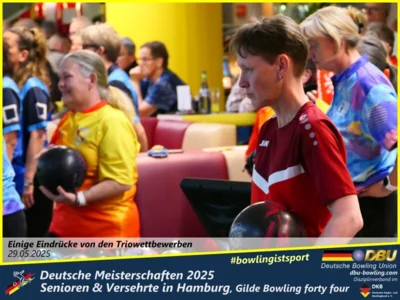 Foto des Albums: Fotoalbum 4 von den Deutschen Meisterschaften 2025 der Seniorinnen, Senioren & Versehrte in Hamburg, Gilde Bowling forty four