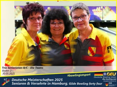 Foto des Albums: Fotoalbum 5 von den Deutschen Meisterschaften 2025 der Seniorinnen, Senioren & Versehrte in Hamburg, Gilde Bowling forty four