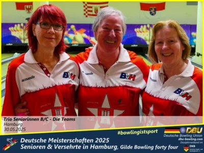Foto des Albums: Fotoalbum 5 von den Deutschen Meisterschaften 2025 der Seniorinnen, Senioren & Versehrte in Hamburg, Gilde Bowling forty four