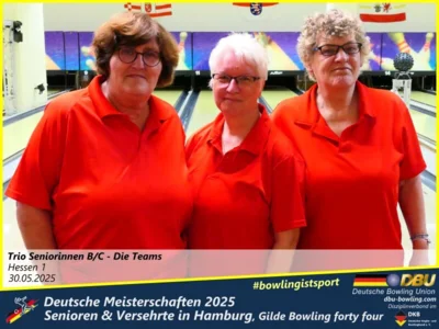 Foto des Albums: Fotoalbum 5 von den Deutschen Meisterschaften 2025 der Seniorinnen, Senioren & Versehrte in Hamburg, Gilde Bowling forty four