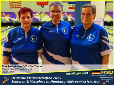 Foto des Albums: Fotoalbum 5 von den Deutschen Meisterschaften 2025 der Seniorinnen, Senioren & Versehrte in Hamburg, Gilde Bowling forty four