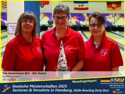 Foto des Albums: Fotoalbum 5 von den Deutschen Meisterschaften 2025 der Seniorinnen, Senioren & Versehrte in Hamburg, Gilde Bowling forty four