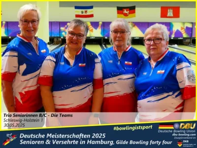 Foto des Albums: Fotoalbum 5 von den Deutschen Meisterschaften 2025 der Seniorinnen, Senioren & Versehrte in Hamburg, Gilde Bowling forty four