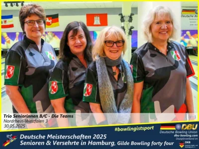 Foto des Albums: Fotoalbum 5 von den Deutschen Meisterschaften 2025 der Seniorinnen, Senioren & Versehrte in Hamburg, Gilde Bowling forty four