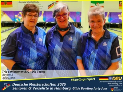 Foto des Albums: Fotoalbum 5 von den Deutschen Meisterschaften 2025 der Seniorinnen, Senioren & Versehrte in Hamburg, Gilde Bowling forty four