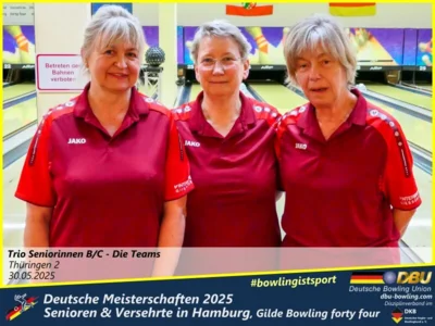 Foto des Albums: Fotoalbum 5 von den Deutschen Meisterschaften 2025 der Seniorinnen, Senioren & Versehrte in Hamburg, Gilde Bowling forty four