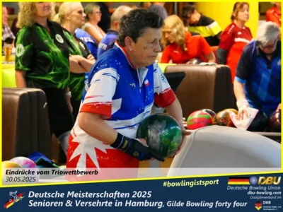 Foto des Albums: Fotoalbum 5 von den Deutschen Meisterschaften 2025 der Seniorinnen, Senioren & Versehrte in Hamburg, Gilde Bowling forty four