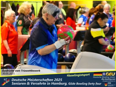 Foto des Albums: Fotoalbum 5 von den Deutschen Meisterschaften 2025 der Seniorinnen, Senioren & Versehrte in Hamburg, Gilde Bowling forty four