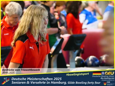 Foto des Albums: Fotoalbum 5 von den Deutschen Meisterschaften 2025 der Seniorinnen, Senioren & Versehrte in Hamburg, Gilde Bowling forty four