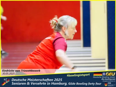 Foto des Albums: Fotoalbum 5 von den Deutschen Meisterschaften 2025 der Seniorinnen, Senioren & Versehrte in Hamburg, Gilde Bowling forty four