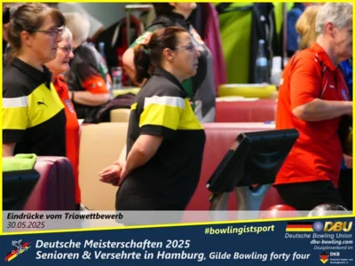 Foto des Albums: Fotoalbum 5 von den Deutschen Meisterschaften 2025 der Seniorinnen, Senioren & Versehrte in Hamburg, Gilde Bowling forty four