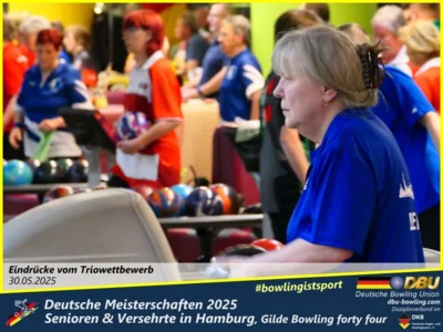 Foto des Albums: Fotoalbum 5 von den Deutschen Meisterschaften 2025 der Seniorinnen, Senioren & Versehrte in Hamburg, Gilde Bowling forty four