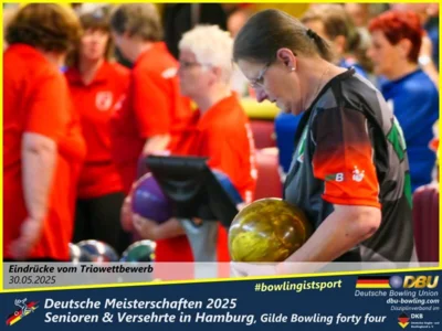 Foto des Albums: Fotoalbum 5 von den Deutschen Meisterschaften 2025 der Seniorinnen, Senioren & Versehrte in Hamburg, Gilde Bowling forty four