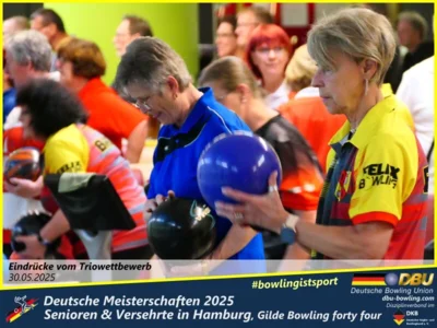 Foto des Albums: Fotoalbum 5 von den Deutschen Meisterschaften 2025 der Seniorinnen, Senioren & Versehrte in Hamburg, Gilde Bowling forty four