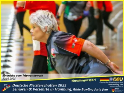 Foto des Albums: Fotoalbum 5 von den Deutschen Meisterschaften 2025 der Seniorinnen, Senioren & Versehrte in Hamburg, Gilde Bowling forty four
