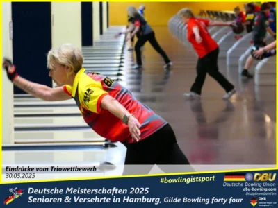 Foto des Albums: Fotoalbum 5 von den Deutschen Meisterschaften 2025 der Seniorinnen, Senioren & Versehrte in Hamburg, Gilde Bowling forty four