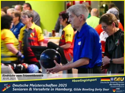 Foto des Albums: Fotoalbum 5 von den Deutschen Meisterschaften 2025 der Seniorinnen, Senioren & Versehrte in Hamburg, Gilde Bowling forty four