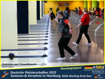 Foto des Albums: Fotoalbum 5 von den Deutschen Meisterschaften 2025 der Seniorinnen, Senioren & Versehrte in Hamburg, Gilde Bowling forty four