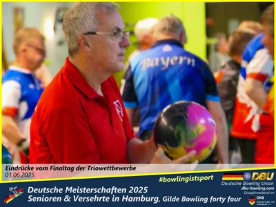 Foto des Albums: Fotoalbum 7 von den Deutschen Meisterschaften 2025 der Seniorinnen, Senioren & Versehrte in Hamburg, Gilde Bowling forty four