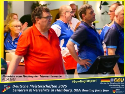 Foto des Albums: Fotoalbum 7 von den Deutschen Meisterschaften 2025 der Seniorinnen, Senioren & Versehrte in Hamburg, Gilde Bowling forty four
