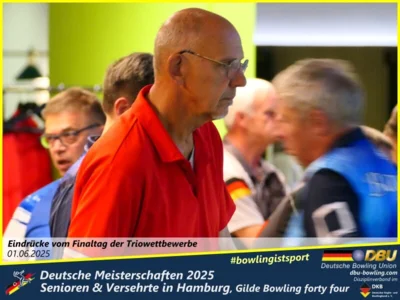 Foto des Albums: Fotoalbum 7 von den Deutschen Meisterschaften 2025 der Seniorinnen, Senioren & Versehrte in Hamburg, Gilde Bowling forty four