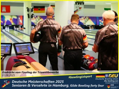 Foto des Albums: Fotoalbum 7 von den Deutschen Meisterschaften 2025 der Seniorinnen, Senioren & Versehrte in Hamburg, Gilde Bowling forty four