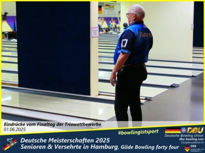 Foto des Albums: Fotoalbum 7 von den Deutschen Meisterschaften 2025 der Seniorinnen, Senioren & Versehrte in Hamburg, Gilde Bowling forty four