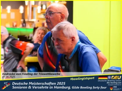 Foto des Albums: Fotoalbum 7 von den Deutschen Meisterschaften 2025 der Seniorinnen, Senioren & Versehrte in Hamburg, Gilde Bowling forty four