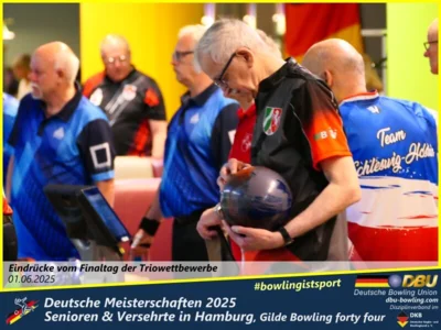 Foto des Albums: Fotoalbum 7 von den Deutschen Meisterschaften 2025 der Seniorinnen, Senioren & Versehrte in Hamburg, Gilde Bowling forty four