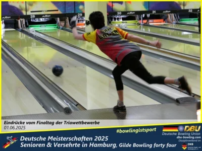 Foto des Albums: Fotoalbum 7 von den Deutschen Meisterschaften 2025 der Seniorinnen, Senioren & Versehrte in Hamburg, Gilde Bowling forty four