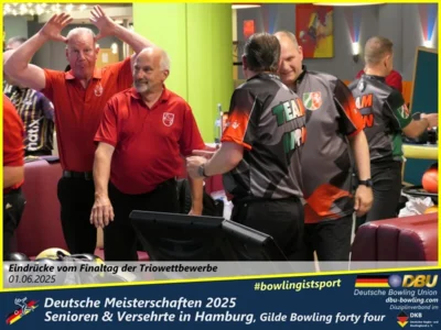 Foto des Albums: Fotoalbum 7 von den Deutschen Meisterschaften 2025 der Seniorinnen, Senioren & Versehrte in Hamburg, Gilde Bowling forty four