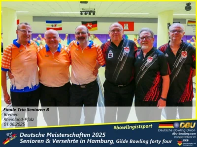 Foto des Albums: Fotoalbum 7 von den Deutschen Meisterschaften 2025 der Seniorinnen, Senioren & Versehrte in Hamburg, Gilde Bowling forty four