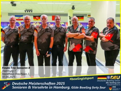 Foto des Albums: Fotoalbum 7 von den Deutschen Meisterschaften 2025 der Seniorinnen, Senioren & Versehrte in Hamburg, Gilde Bowling forty four