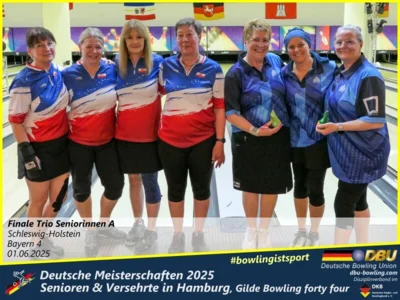 Foto des Albums: Fotoalbum 7 von den Deutschen Meisterschaften 2025 der Seniorinnen, Senioren & Versehrte in Hamburg, Gilde Bowling forty four