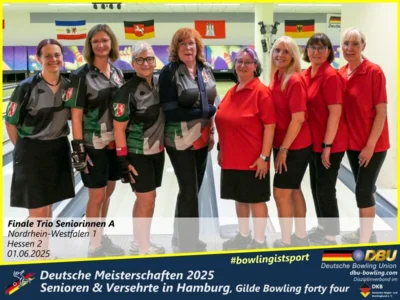 Foto des Albums: Fotoalbum 7 von den Deutschen Meisterschaften 2025 der Seniorinnen, Senioren & Versehrte in Hamburg, Gilde Bowling forty four