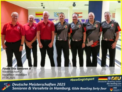 Foto des Albums: Fotoalbum 7 von den Deutschen Meisterschaften 2025 der Seniorinnen, Senioren & Versehrte in Hamburg, Gilde Bowling forty four