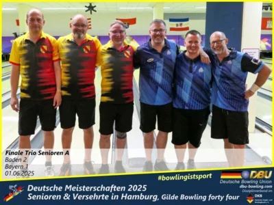 Foto des Albums: Fotoalbum 7 von den Deutschen Meisterschaften 2025 der Seniorinnen, Senioren & Versehrte in Hamburg, Gilde Bowling forty four