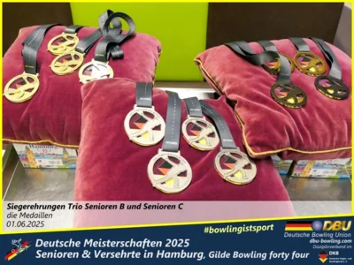 Foto des Albums: Fotoalbum 7 von den Deutschen Meisterschaften 2025 der Seniorinnen, Senioren & Versehrte in Hamburg, Gilde Bowling forty four