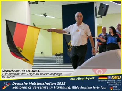 Foto des Albums: Fotoalbum 7 von den Deutschen Meisterschaften 2025 der Seniorinnen, Senioren & Versehrte in Hamburg, Gilde Bowling forty four