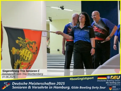 Foto des Albums: Fotoalbum 7 von den Deutschen Meisterschaften 2025 der Seniorinnen, Senioren & Versehrte in Hamburg, Gilde Bowling forty four