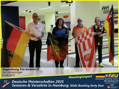 Foto des Albums: Fotoalbum 7 von den Deutschen Meisterschaften 2025 der Seniorinnen, Senioren & Versehrte in Hamburg, Gilde Bowling forty four