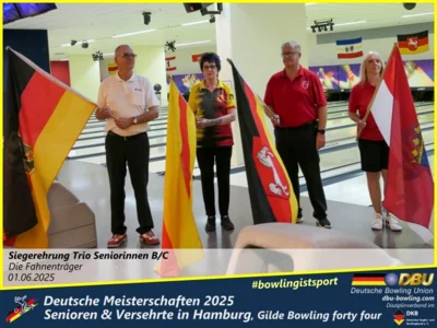 Foto des Albums: Fotoalbum 7 von den Deutschen Meisterschaften 2025 der Seniorinnen, Senioren & Versehrte in Hamburg, Gilde Bowling forty four