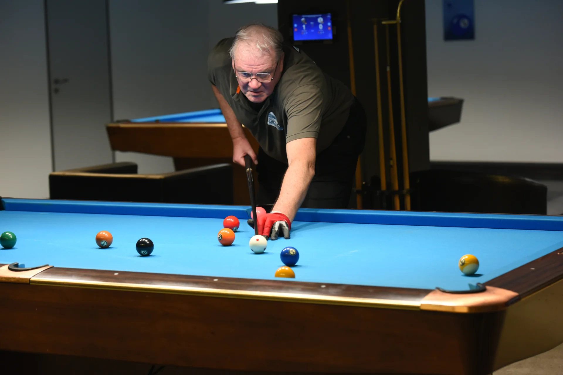 Bild: Eric Sadlo holte sich den Titel des Vizemeisters im 9-Ball