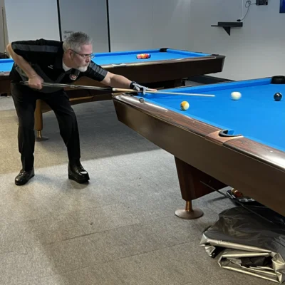 Stefan Barth aus Neu-Isenburg wurde Hessenmeister im 9-Ball  (Bild vergr&ouml;&szlig;ern)
