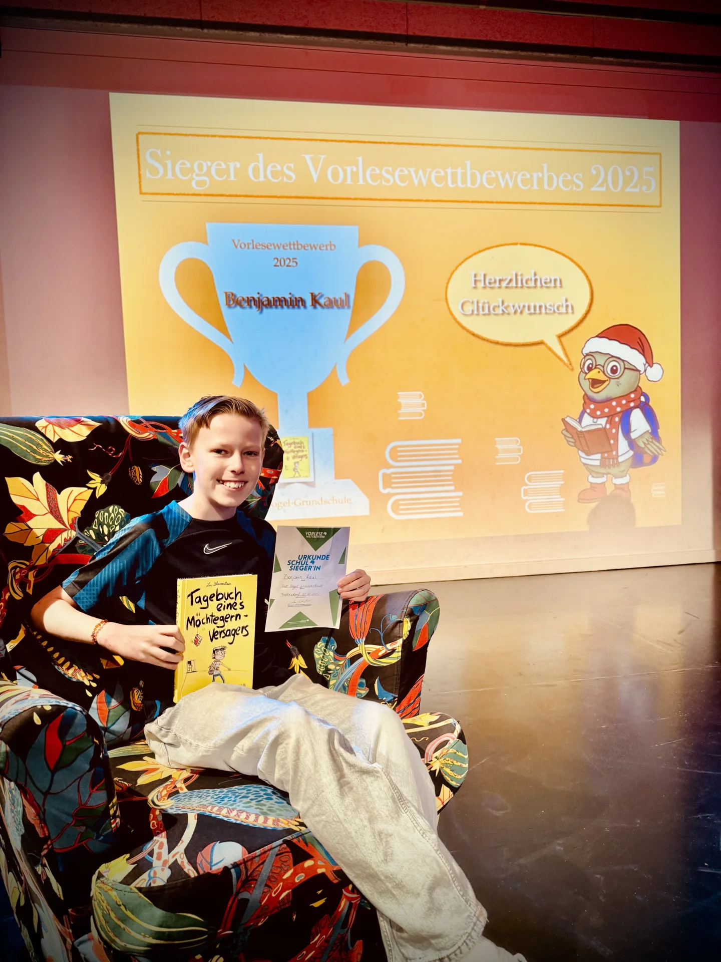 Bild: Vorlesewettbewerb 2025