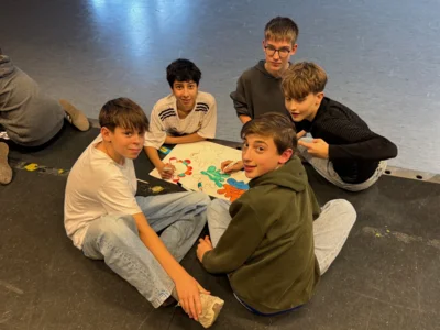 Klassentraining der Klasse 7b  (Bild vergr&ouml;&szlig;ern)