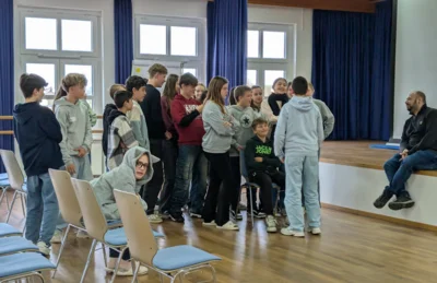 Klassentraining der Klasse 7c  (Bild vergr&ouml;&szlig;ern)