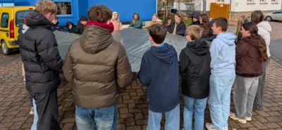 Klassentraining der Klasse 7c  (Bild vergr&ouml;&szlig;ern)
