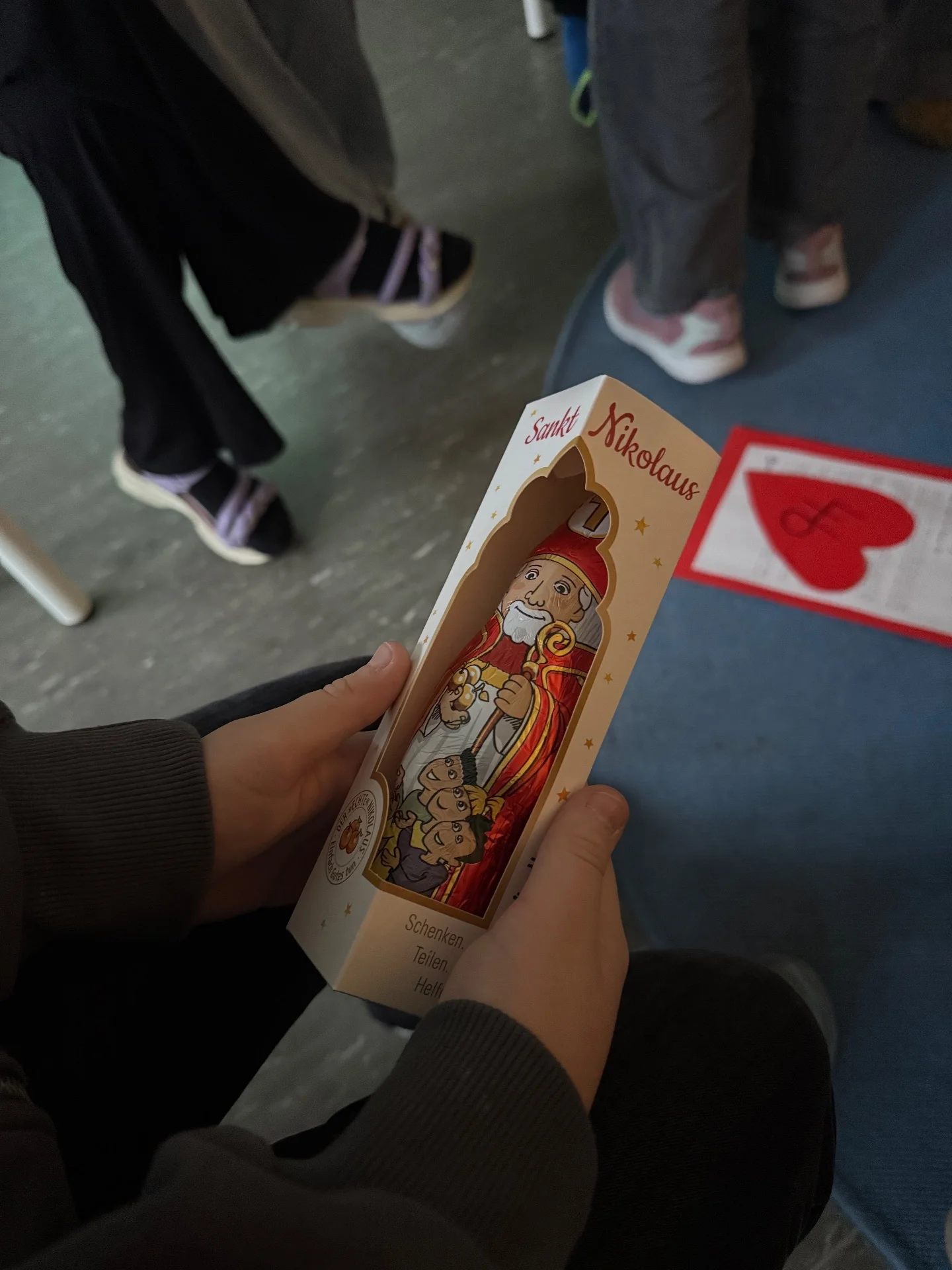 Bild: Nikolaus in der 4b